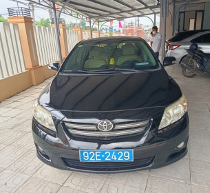 Xe ôtô con nhãn hiệu TOYOTA, số loại: COROLLA ZZE142L-GEMGKH, năm sản xuất 2009, biển kiểm soát: 92E-2429, đã qua sử dụng