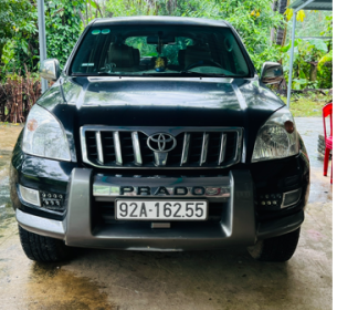 Xe ô tô con đã qua sử dụng nhãn hiệu Toyota, loại Landcruiser Prado GX 2.7MT, 08 chỗ ngồi, sản xuất năm 2009, Nhật Bản, biển đăng ký số 92A-162.55