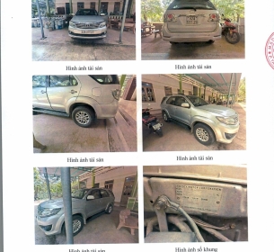 Xe ô tô con Toyota Fortuner đời 2012, biển kiểm soát: 92A-01126