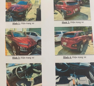 Xe ô tô con nhãn hiệu Hyundai, số loại Kona, màu sơn: Đỏ biển kiểm soát 92A-214.48 (lần 1)